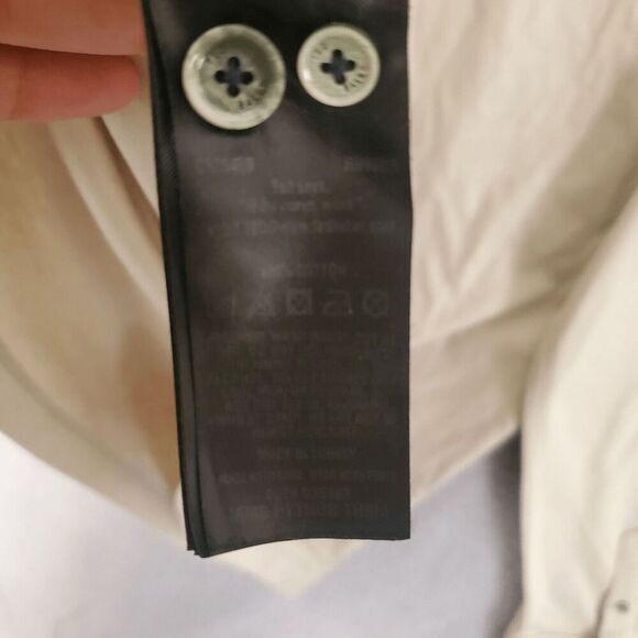 Ted Baker London Men's Long Sleeve Collared Tan Button Shirt 5 - Picture 5 of 5